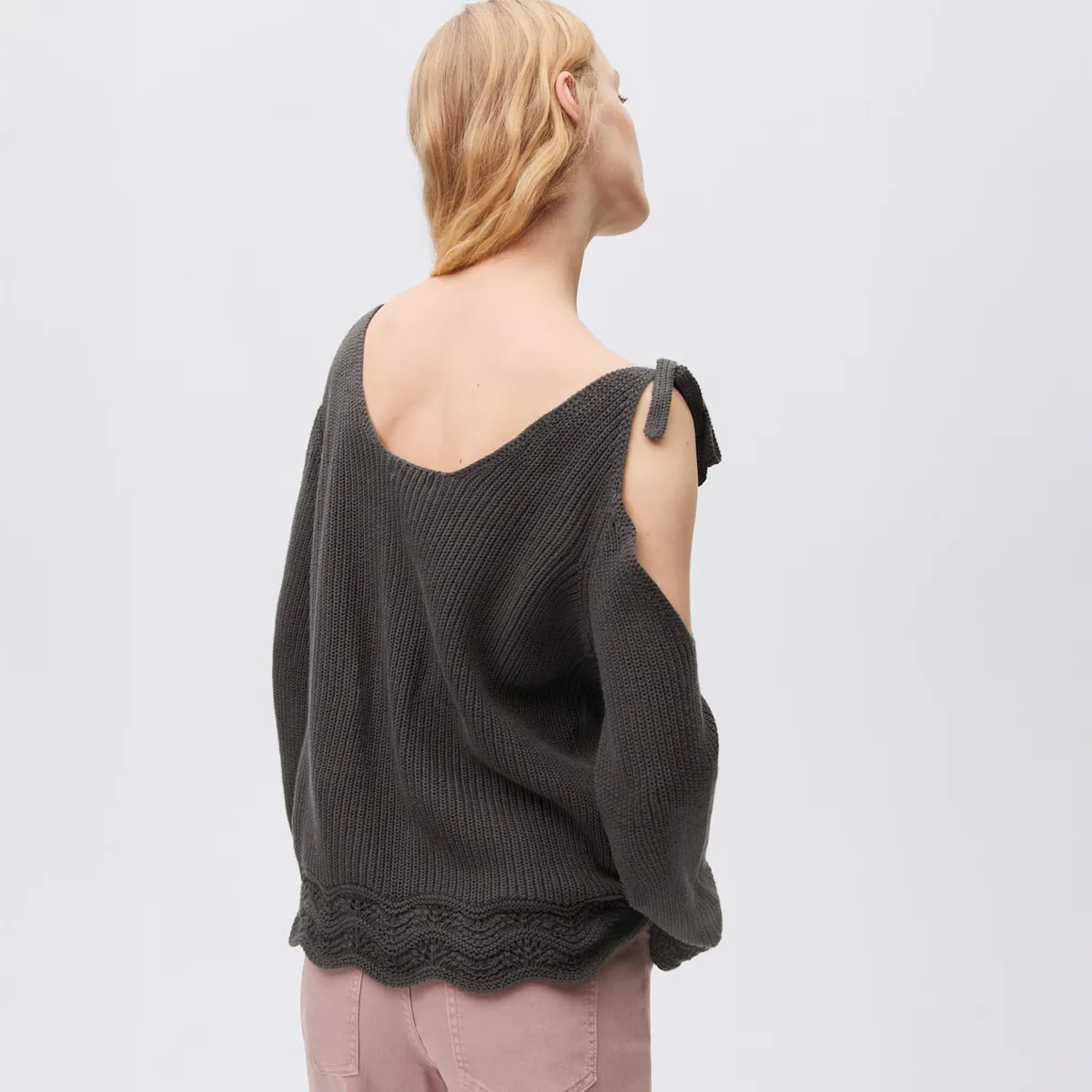 MANGO TEEN - Sweater Cut Out Mujer Mango Teen