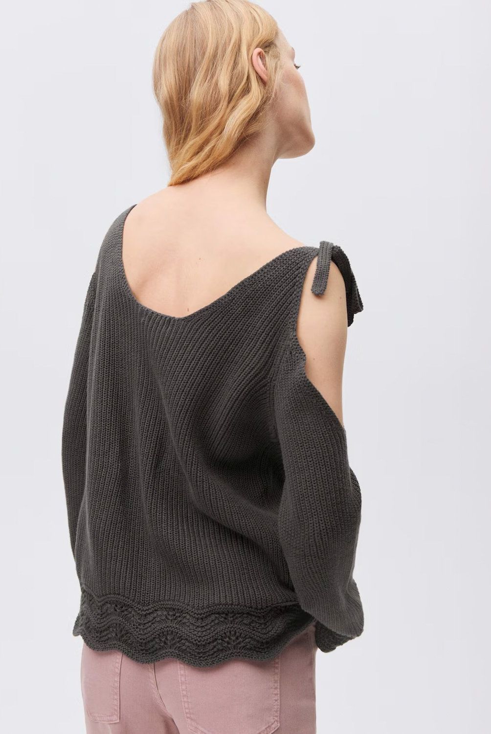 MANGO TEEN - Sweater Cut Out Mujer Mango Teen