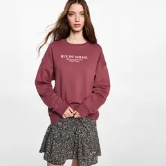 MANGO TEEN - Polerón Mensaje Mujer
