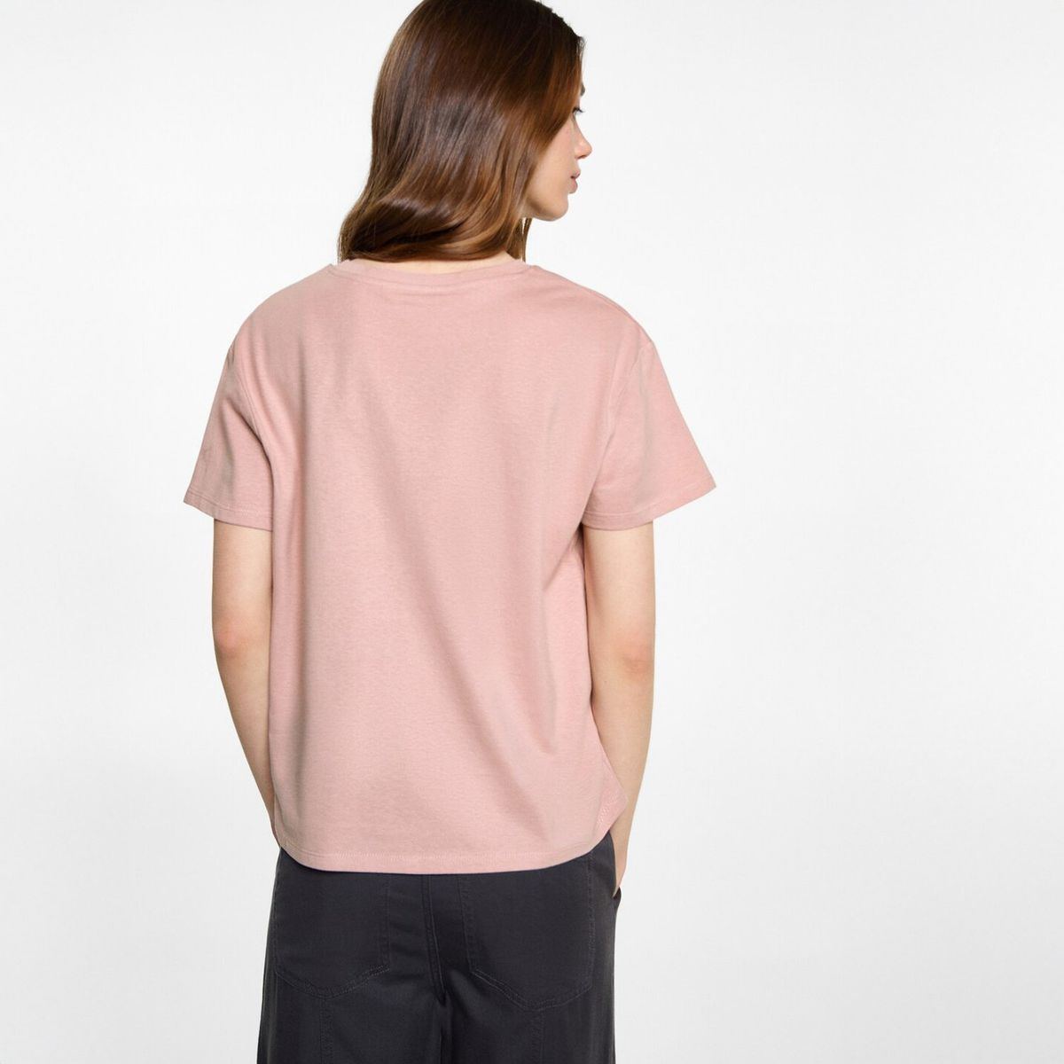 MANGO TEEN - Polera Algodón Estampada Mujer Mango Teen