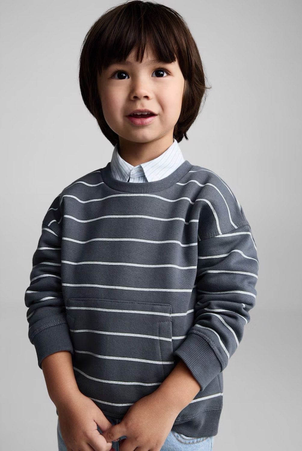 MANGO KIDS - Polerón Algodón Rayas Bebé Niño Mango Kids