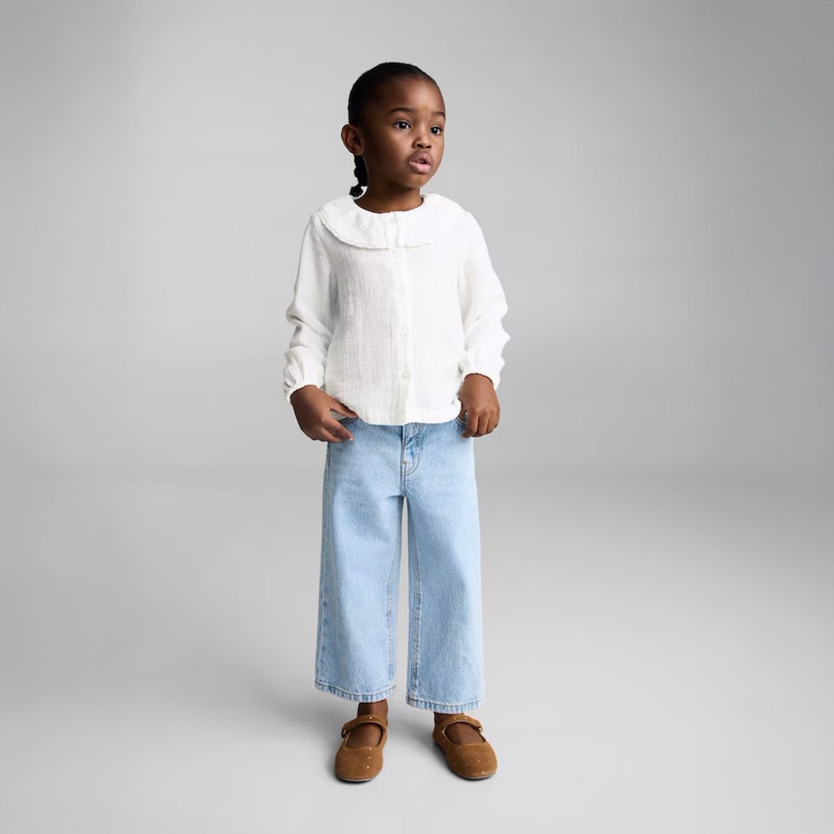 MANGO KIDS - Blusa Algodón Bambula Bebé Niña Mango Kids