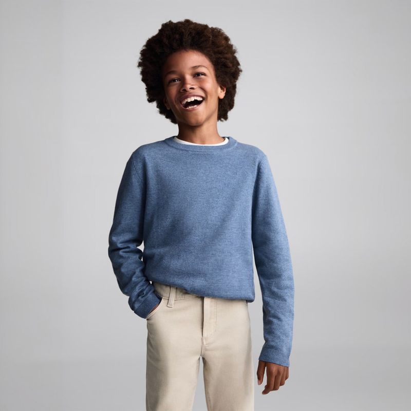 MANGO KIDS - Sweater Punto Algodón Niño Mango Kids