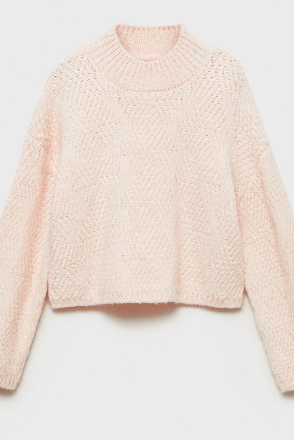 MANGO KIDS - Sweater Punto Cuello Perkins Niña Mango Kids