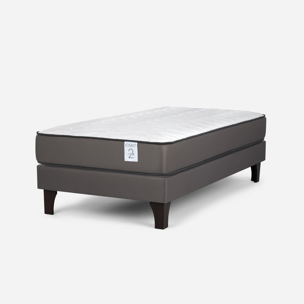 ROSEN - Cama Europea New Style 2 1 Plaza X 2.00Mt Rosen