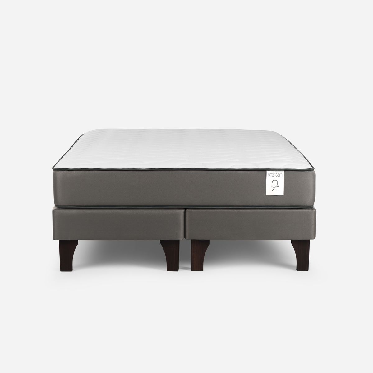 ROSEN - Cama Europea New Style 2 2 Plazas X 2.00Mt Base Dividida Rosen