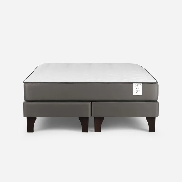 Cama Europea New Style 2 Plus King X 2.00Mt Base Dividida