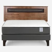 Cama Europea New Style 2 Plus 2 Plazas + Respaldo