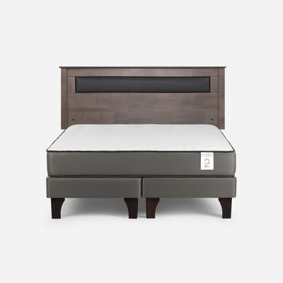 Imagen 2 del producto Cama Europea New Style 2 Plus 2 Plazas + Respaldo