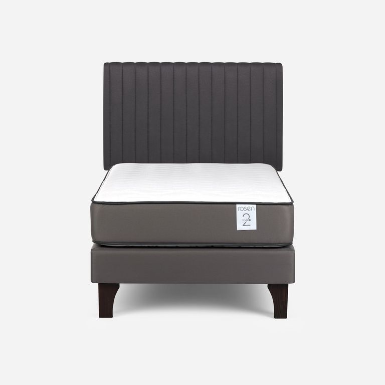 ROSEN Cama Europea New Style 2 Plus Plus 1 Plaza x 2.00 mt + Respaldo