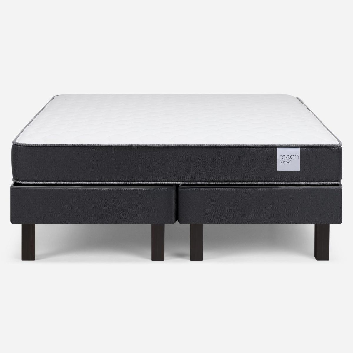 ROSEN - Cama Europea Wave 2 Plazas X 1.90Mt Base Dividida Rosen