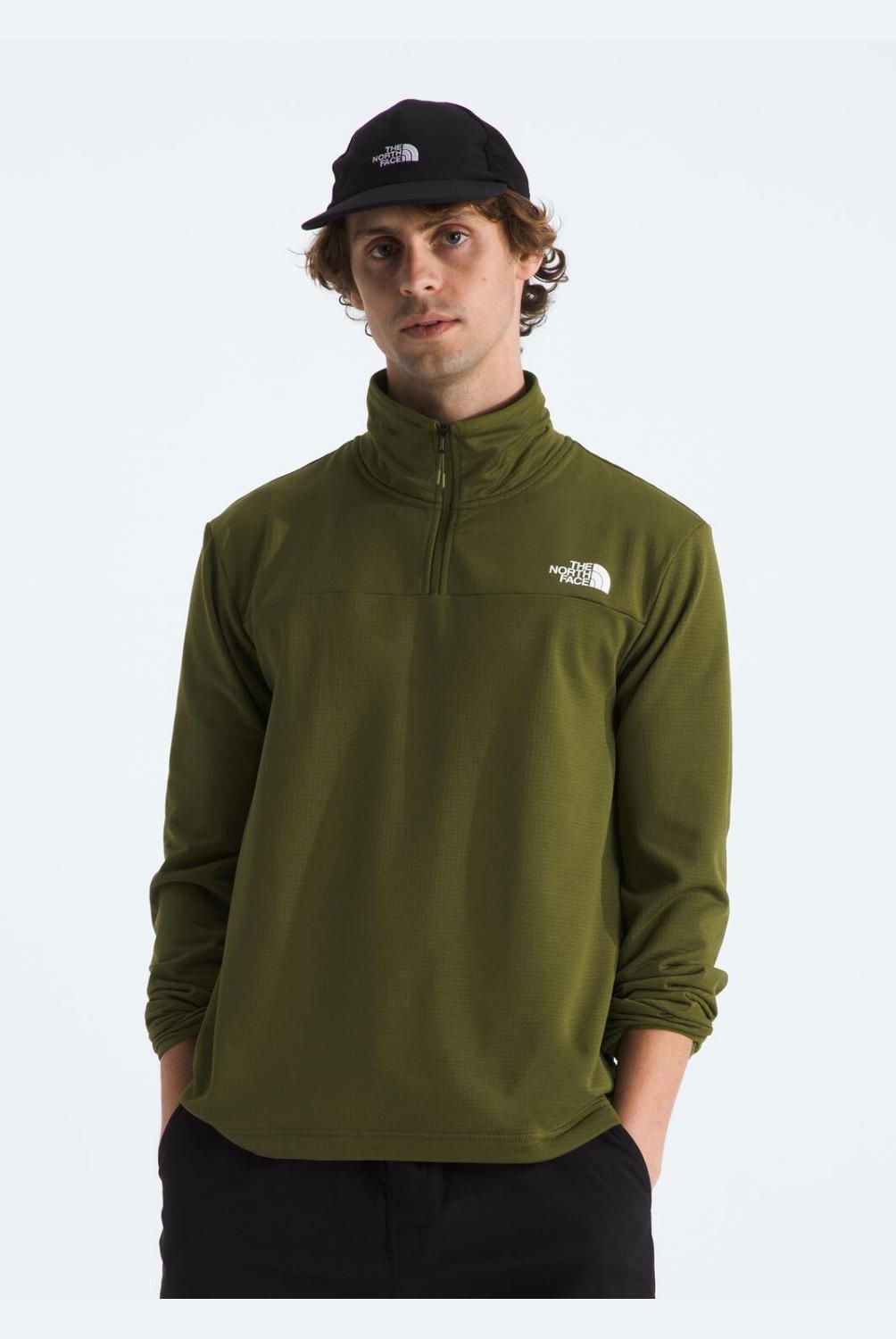 THE NORTH FACE - Polar Cedar Trail Grid 1/4 Zip Hombre The North Face
