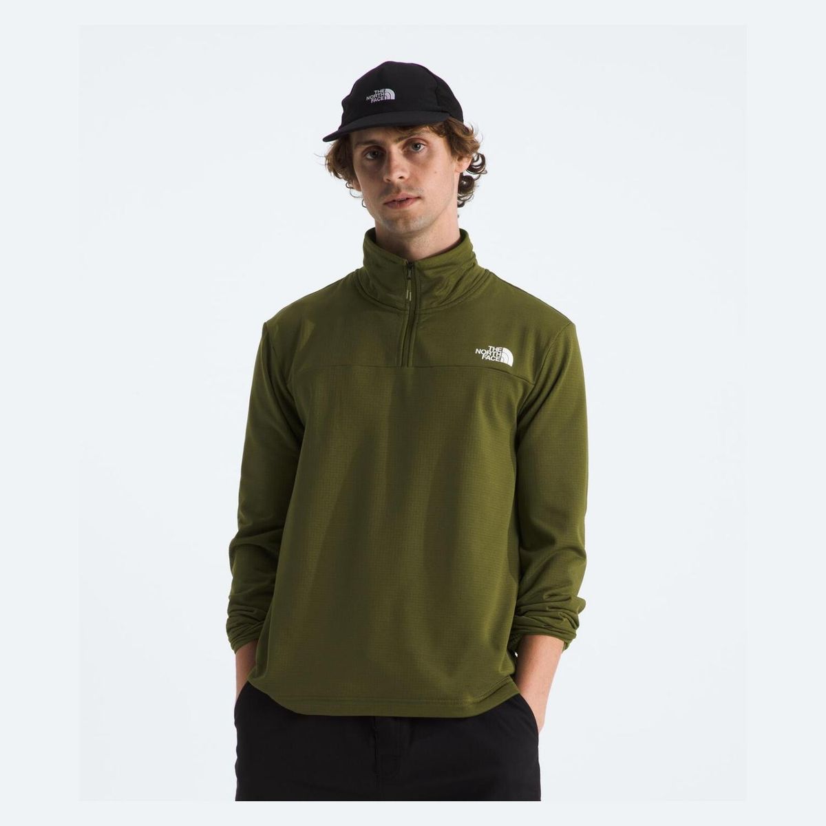 THE NORTH FACE - Polar Cedar Trail Grid 1/4 Zip Hombre The North Face