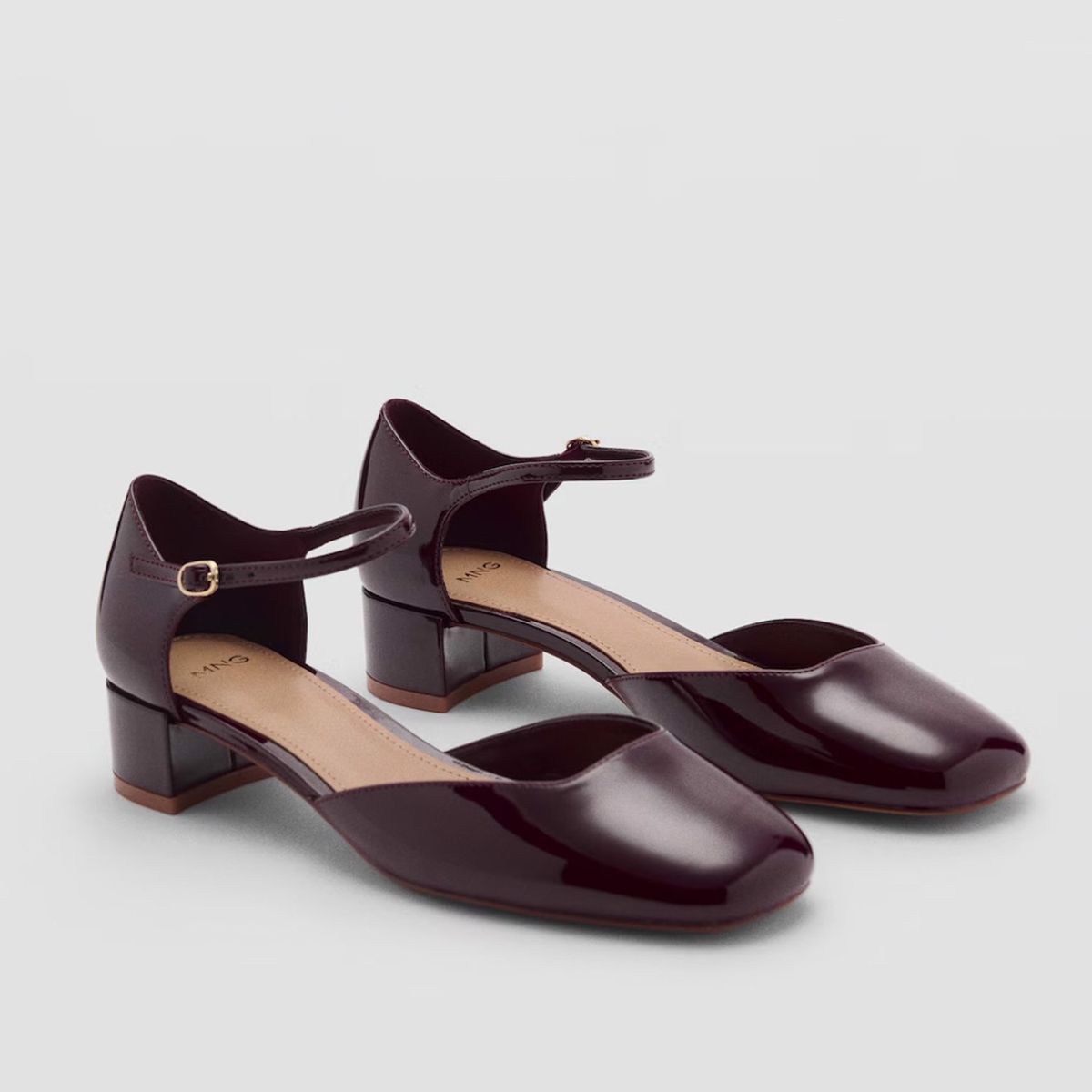 MANGO - Zapato Casual Mujer Burdeo Mango