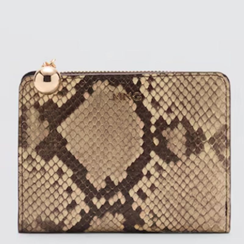 MANGO - Billetera Efecto Piel Mujer Mango