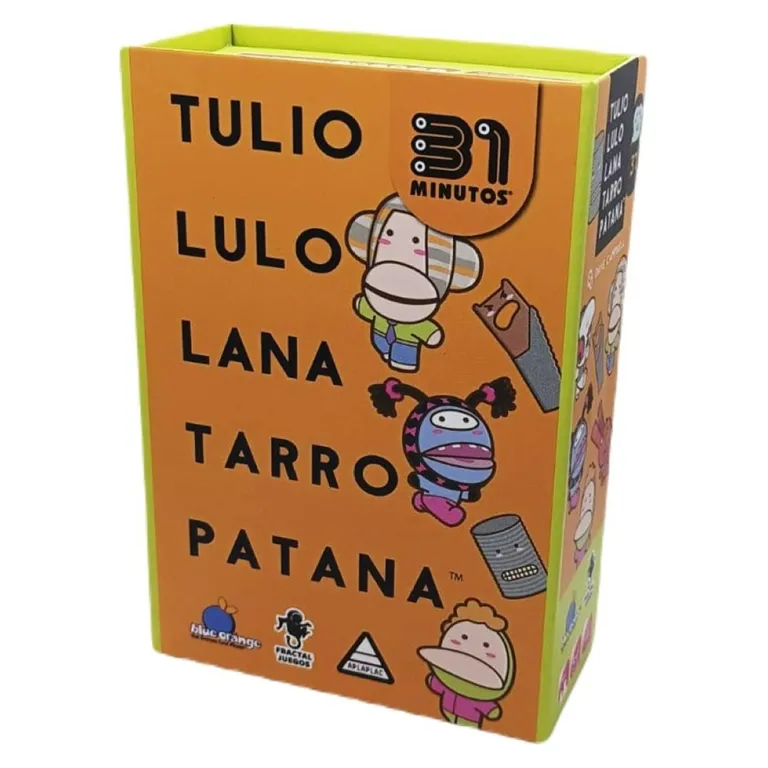 Juego de Mesa 31 Minutos: Tulio Lulo Lana Tarro Patana