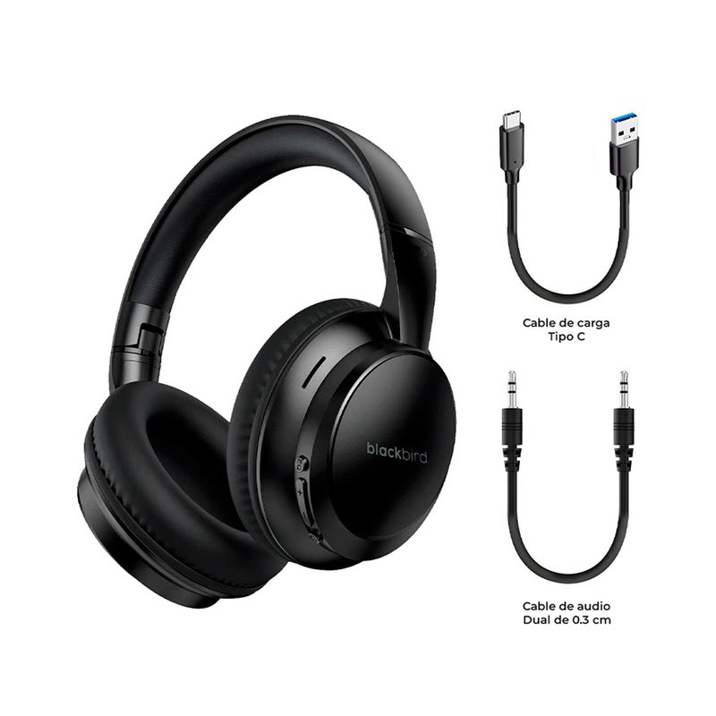 BLACKBIRD Headset Powerbank 5000 Mah Negro Blackbird