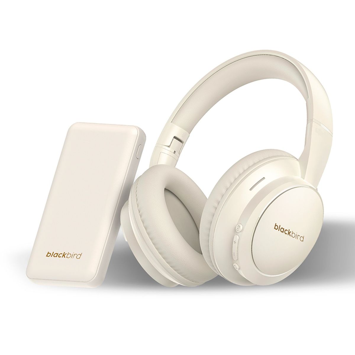 BLACKBIRD - Headset + Powerbank 5000 Mah Beige Blackbird