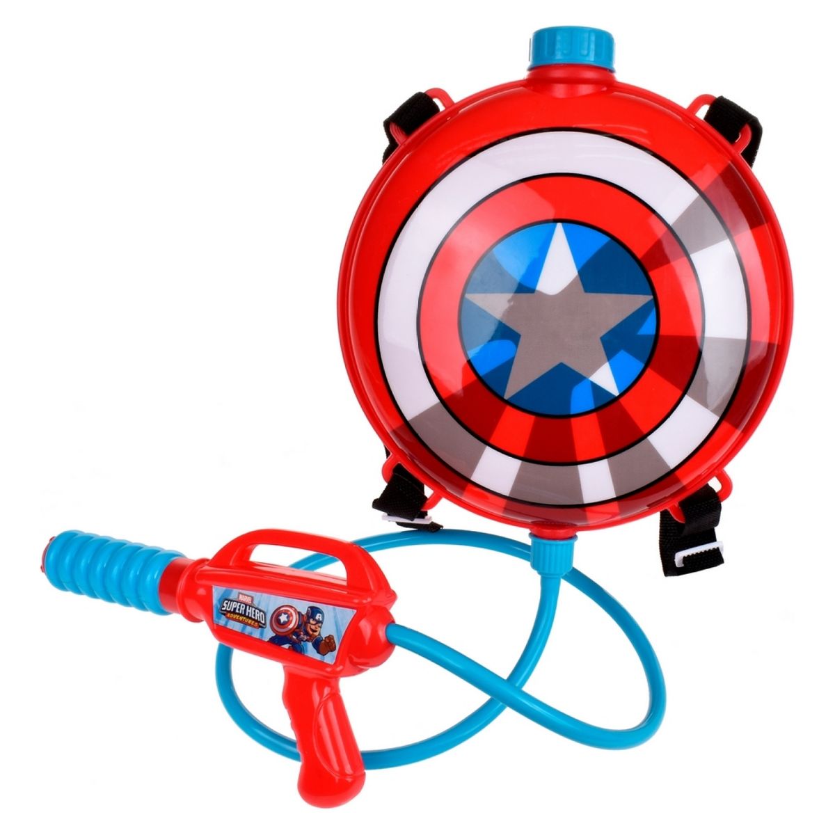 AVENGERS - Mochila Lanza Agua 1.500 Cc Capitan America Avengers