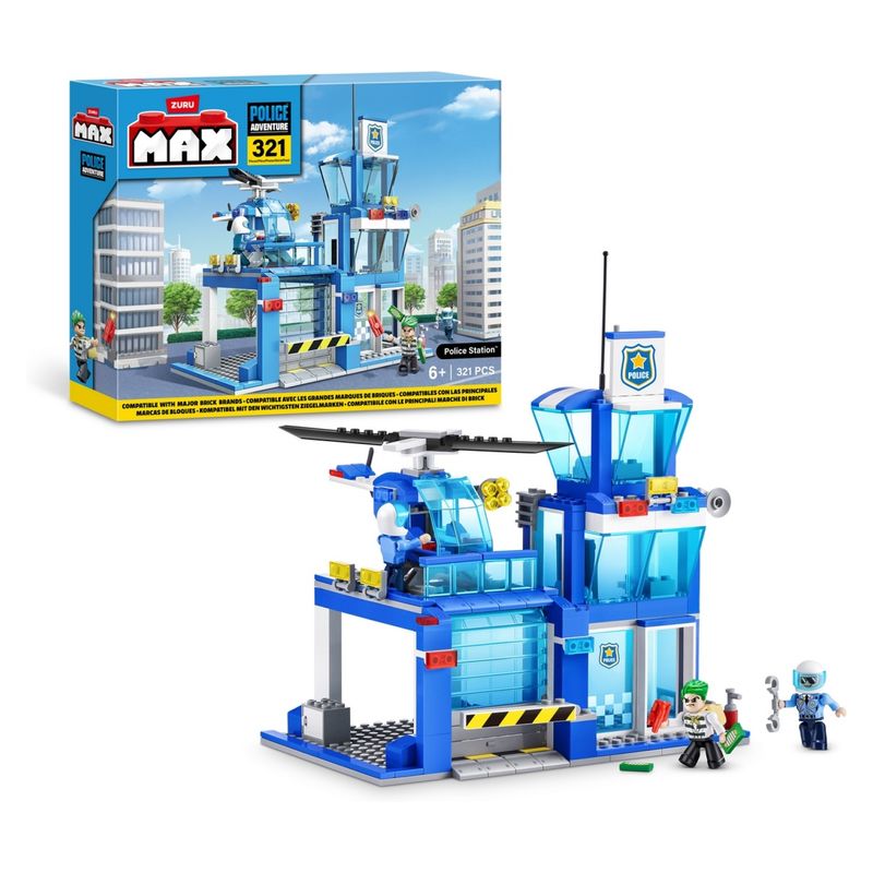 MAX - Set 321 Bloques Estacion De Policia Max
