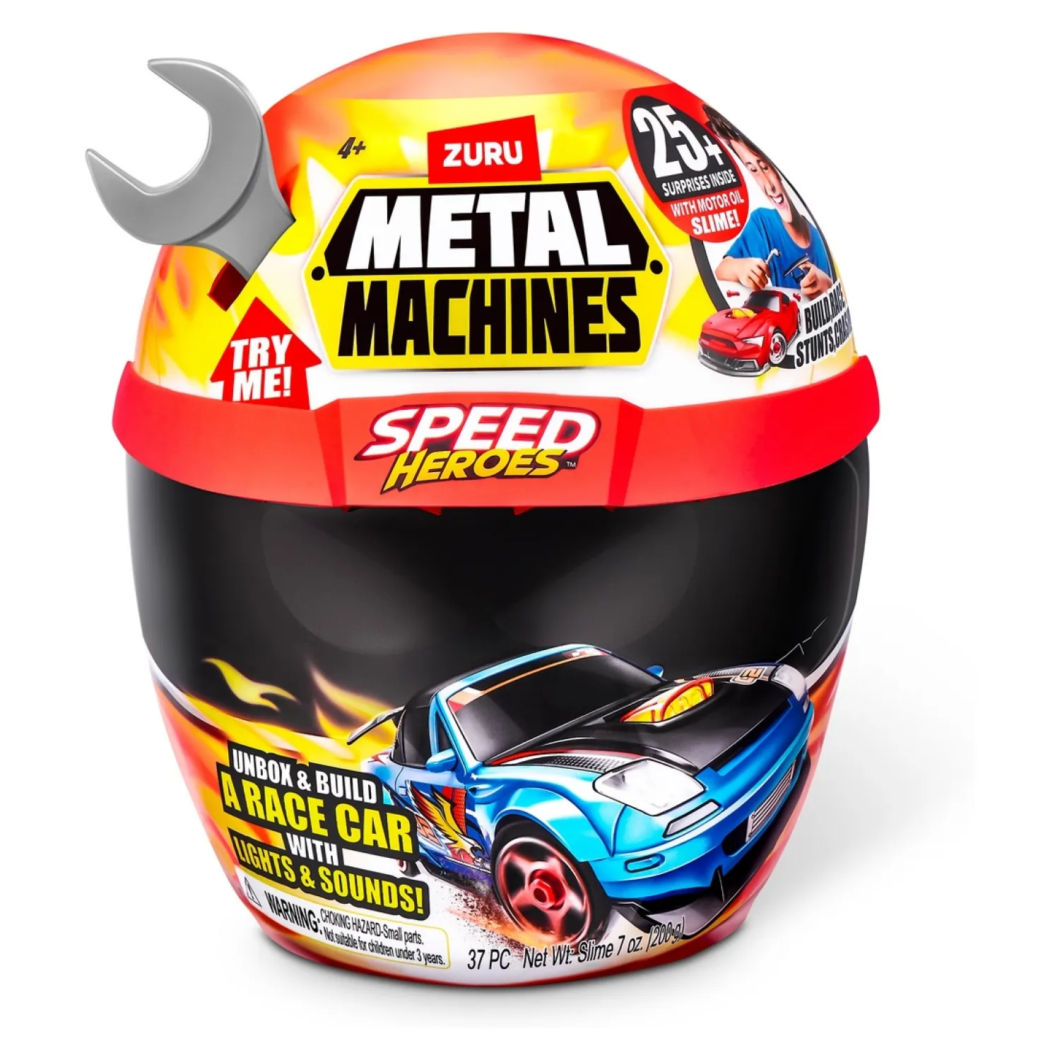 METAL MACHINES Playset Casco Speed Hero para Construir Auto