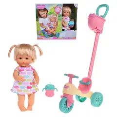 NENUCO - Muñeca De 35 Cms Con Triciclo
