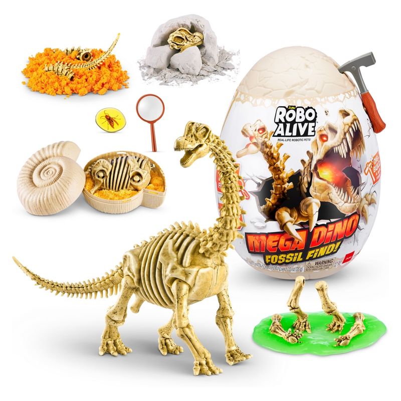 ROBO ALIVE - Mega Huevo Con Fósil De Dinosaurio Robo Alive