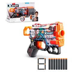 X SHOT - Lanza Dardos Menace Skins Demon Slayer Con 8 Dardo