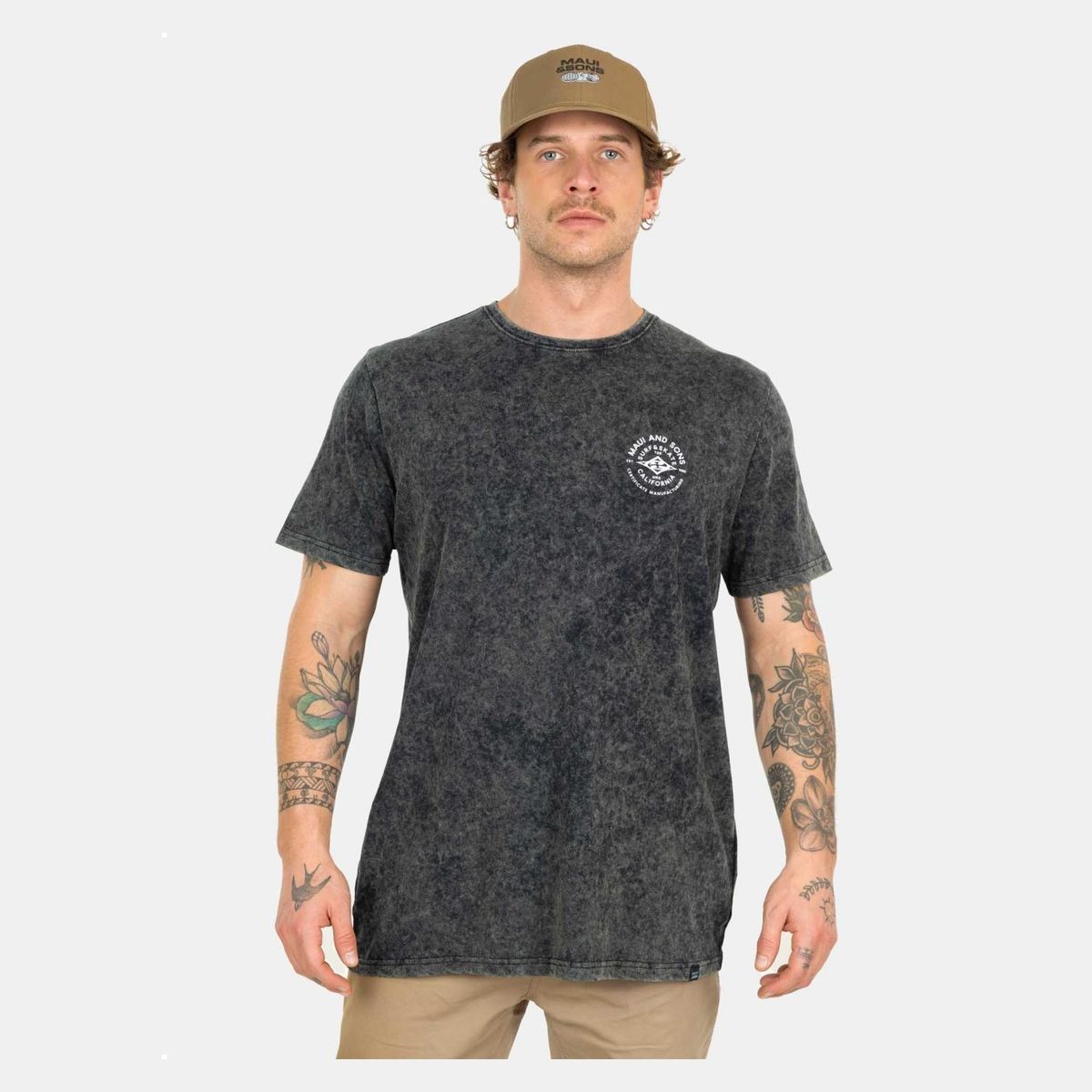 MAUI AND SONS - Polera Hombre Manga Corta Algodón Maui And Sons