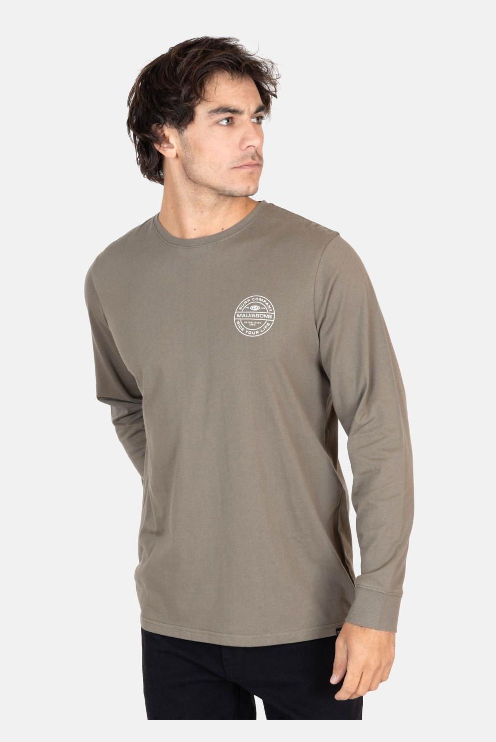 MAUI AND SONS - Polera Hombre Manga Larga Algodón Maui And Sons