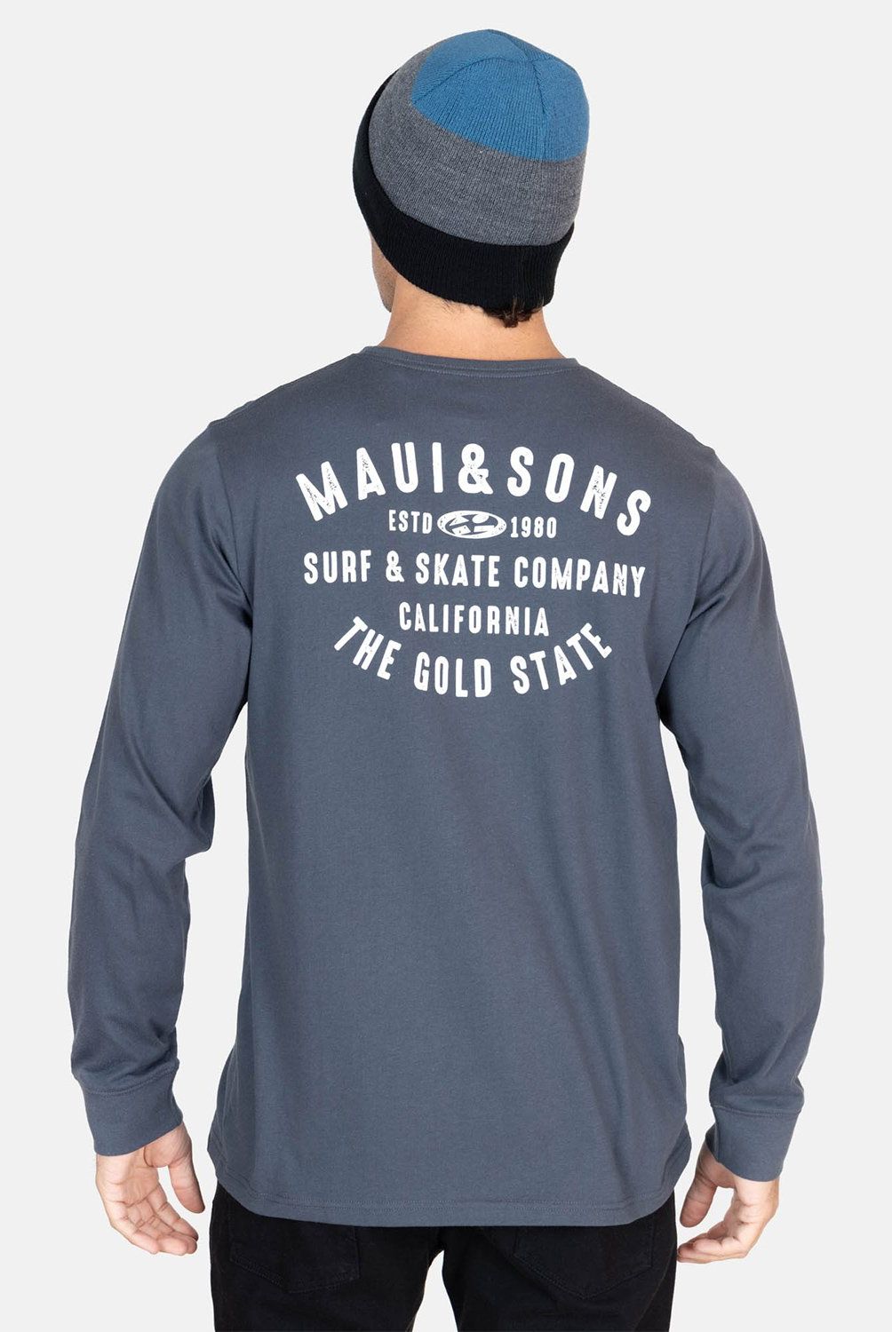 MAUI AND SONS - Polera Hombre Manga Larga Algodón Maui And Sons