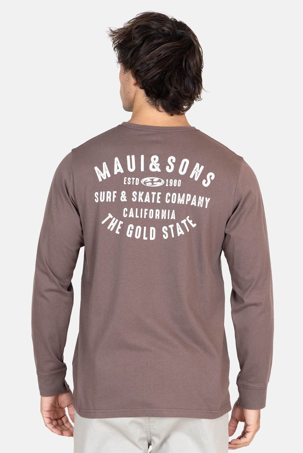MAUI AND SONS - Polera Hombre Manga Larga Algodón Maui And Sons