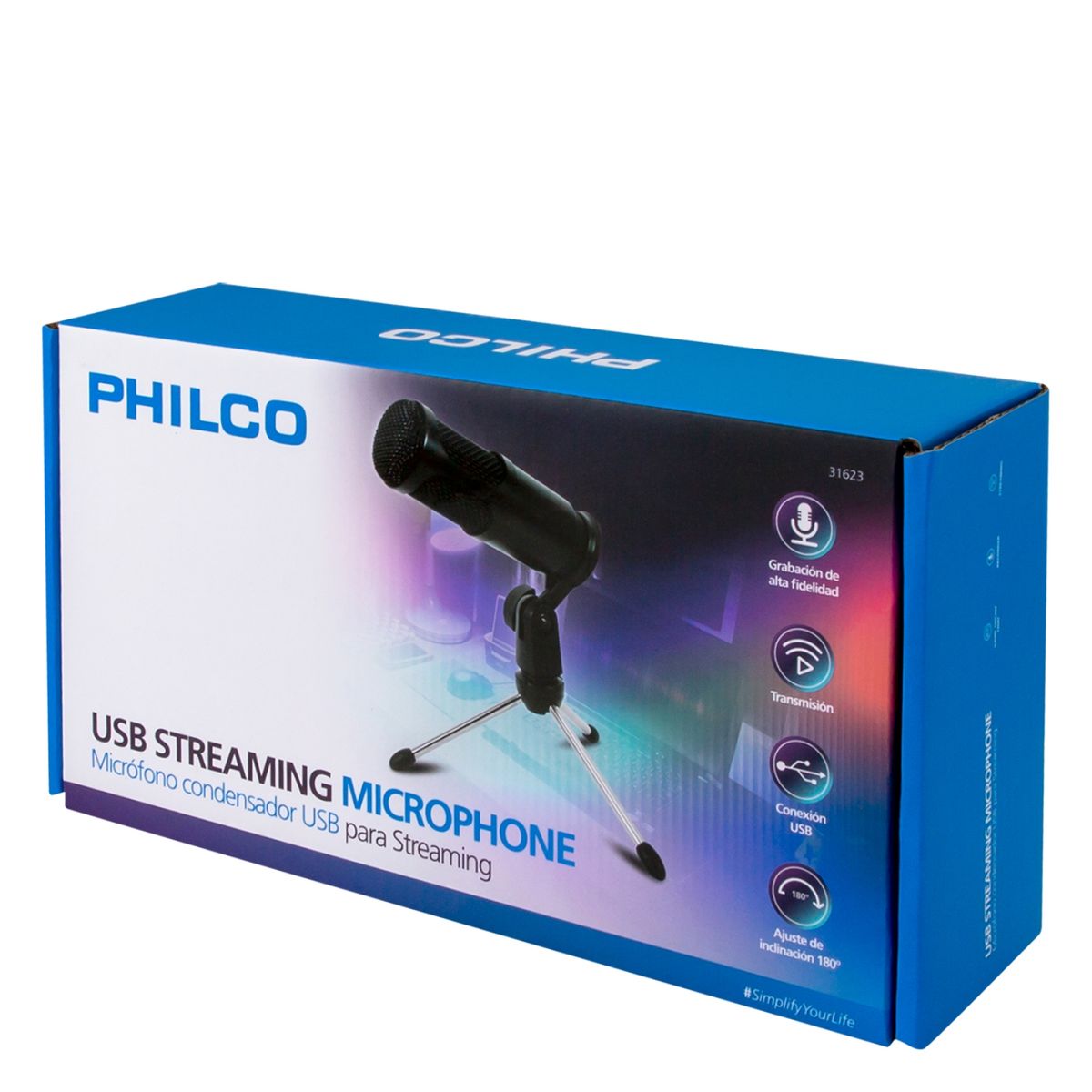 PHILCO - Microfono Streaming USB 31623 Philco