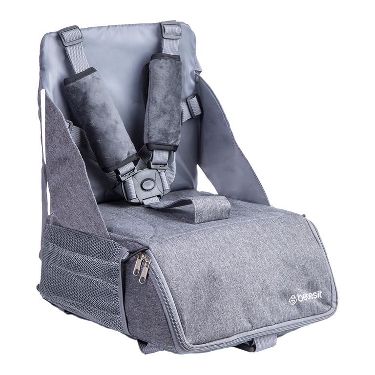 BEBESIT Mochila Silla De Comer Portatil Camping Gris
