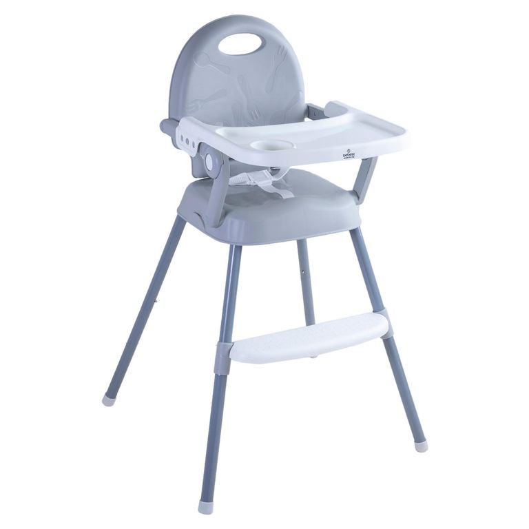 BEBESIT Silla Comer Fold Gris
