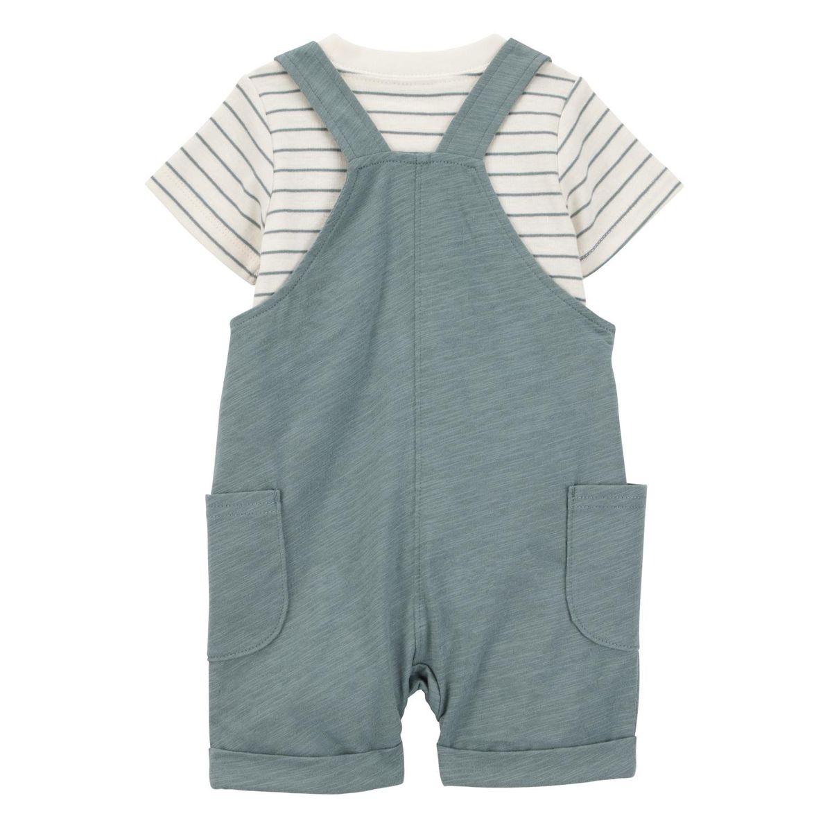 CARTER'S - Conjunto 3 Piezas Polera, Jardinera y Bandana Bebé Niño Carter's