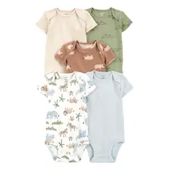 CARTER'S - Pack de Bodys Algodón 5 unidades Bebé Niño