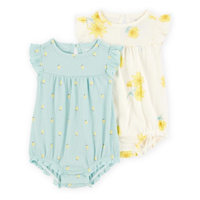 CARTER'S - Pack 2 Enteritos Estampados Bebé Niña Carter's