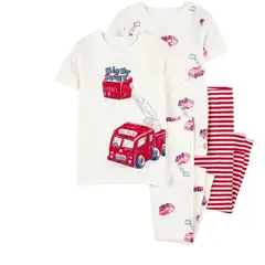 CARTER'S - Pijama 4 Piezas Algodón Bebé y Niño