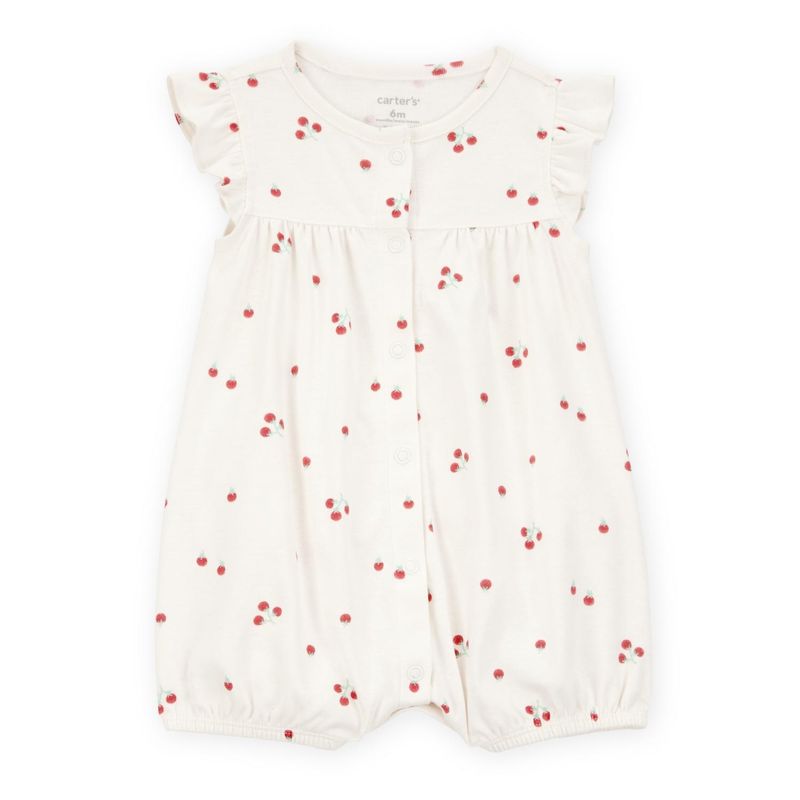 CARTER'S - Enterito Estampado Algodón Bebé Niña Carter's