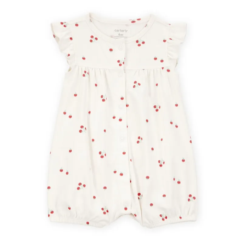 CARTER'S - Enterito Estampado Algodón Bebé Niña Carter's