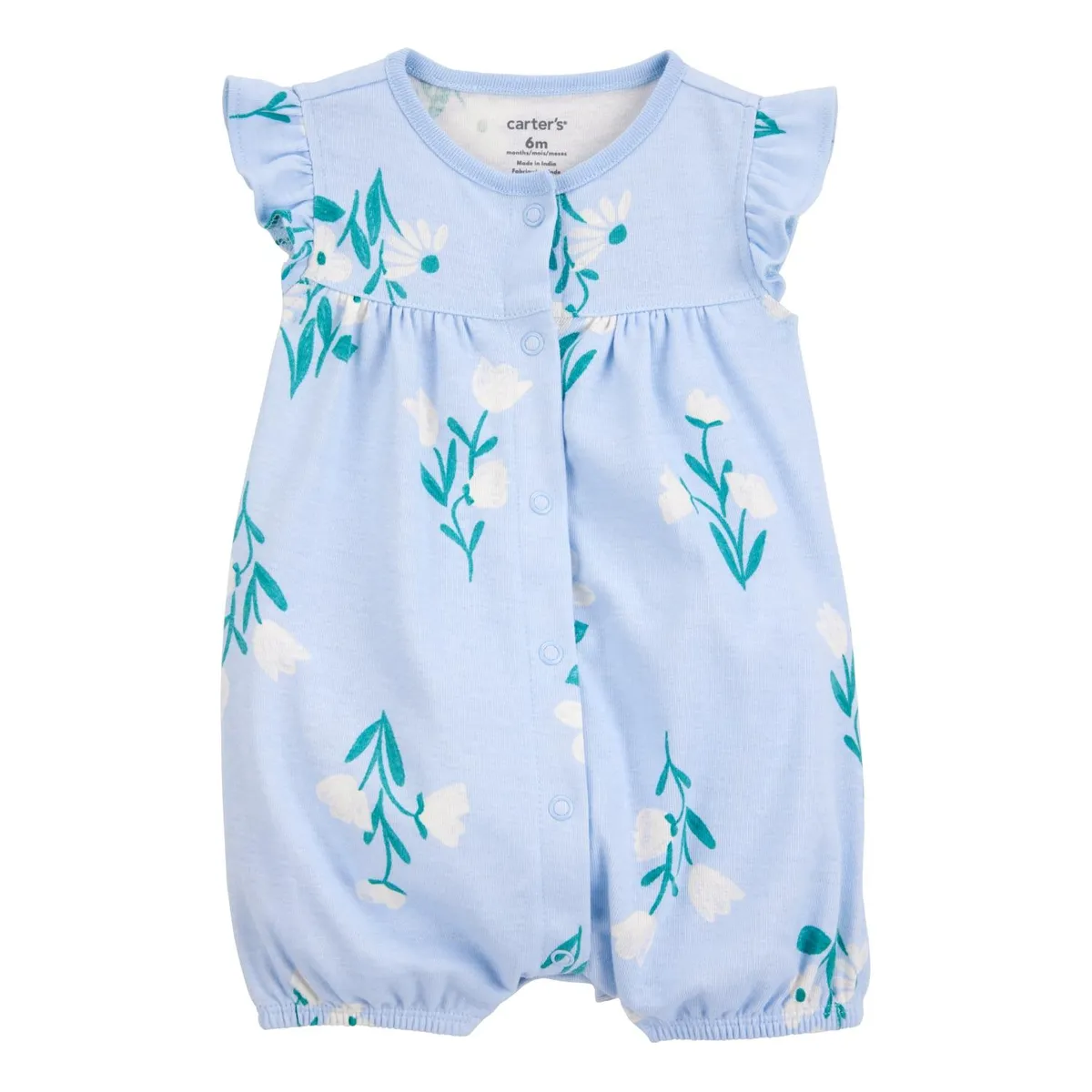 CARTER'S - Enterito Estampado Algodón Bebé Niña Carter's