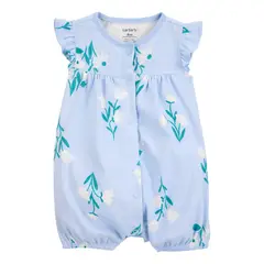 CARTER'S - Enterito Estampado Algodón Bebé Niña