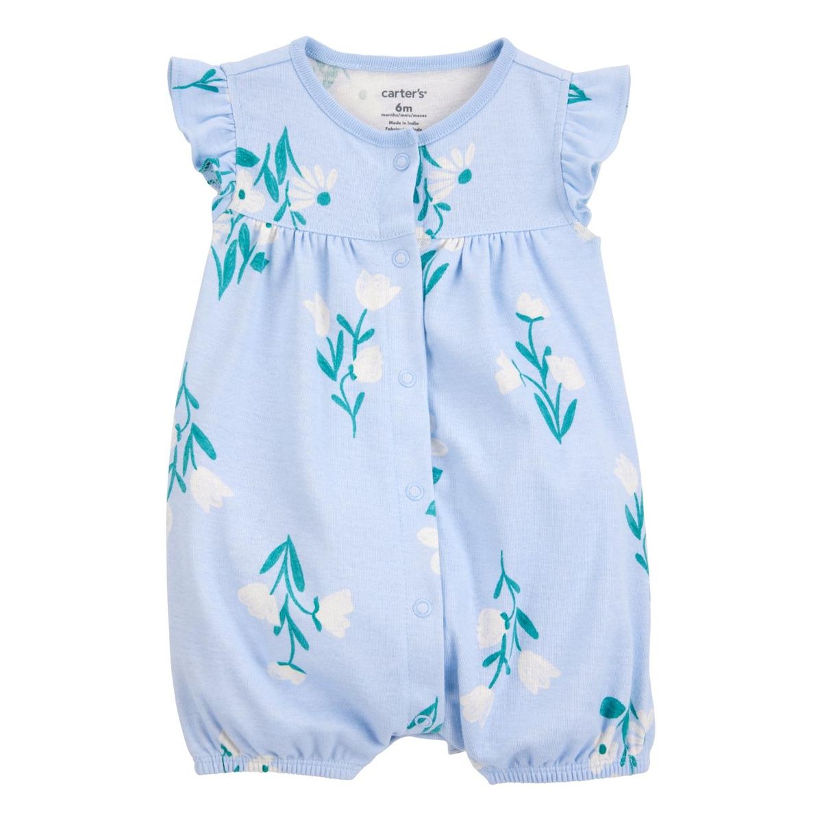 CARTER'S - Enterito Estampado Algodón Bebé Niña Carter's