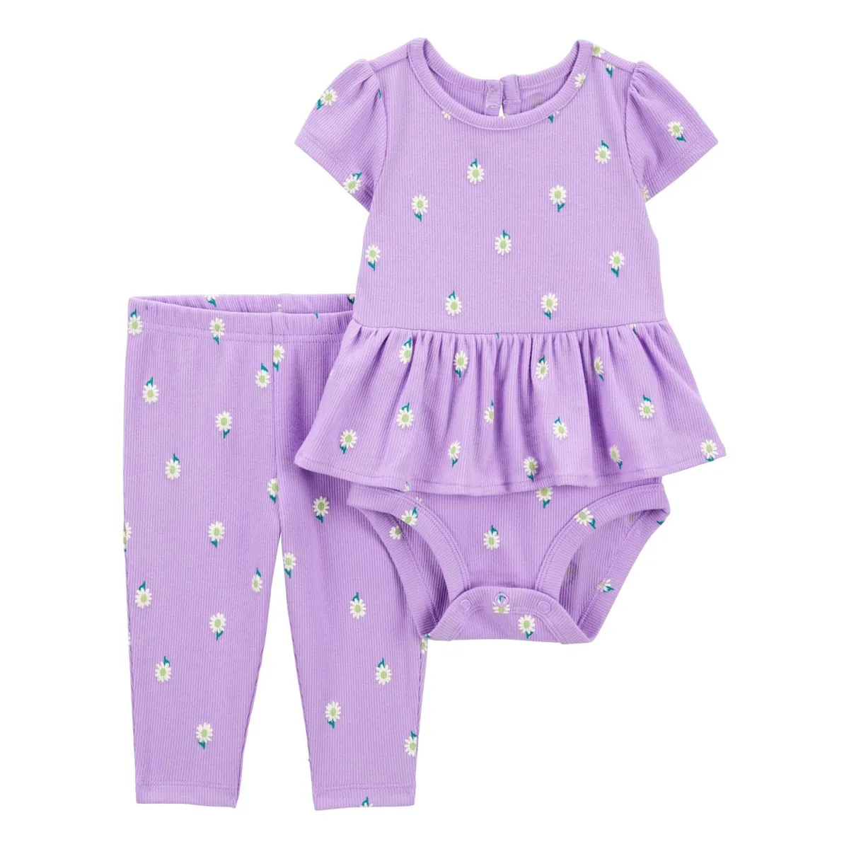 CARTER'S - Conjunto 2 Piezas Body y Pantalón Bebé Niña Carter's