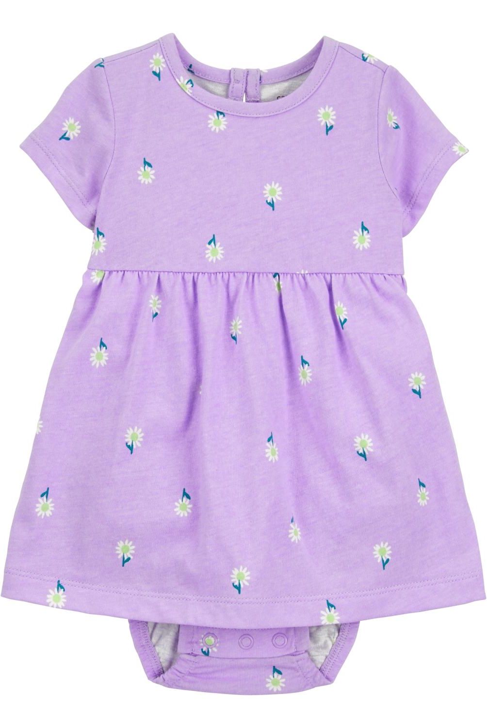 CARTER'S - Vestido Algodón Con Cubre Pañal Bebé Niña Bebé Niña Carter's