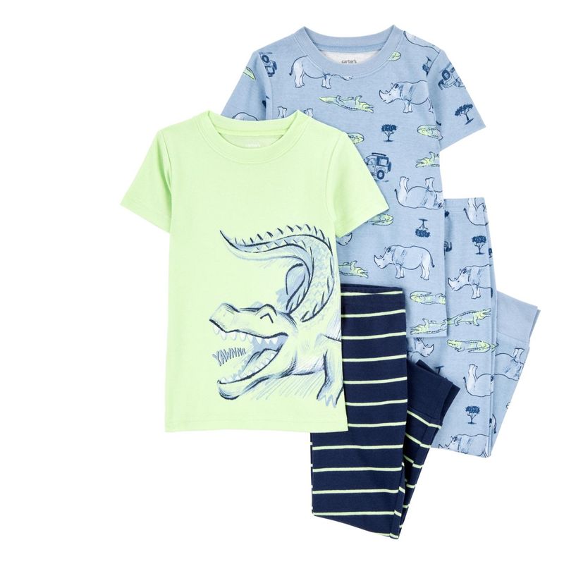 CARTER'S - Pijama 4 Piezas Algodón Bebé Niño Carter's