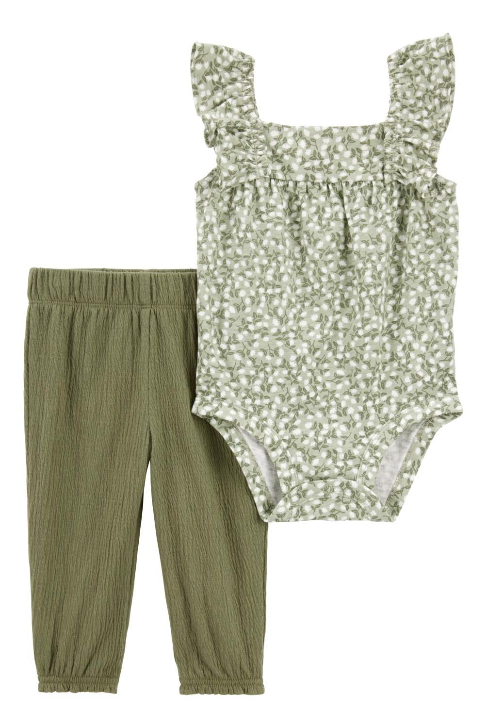 CARTER'S - Conjunto 2 Piezas Body Y Pantalón Bebé Niña Bebé Niña Carter's