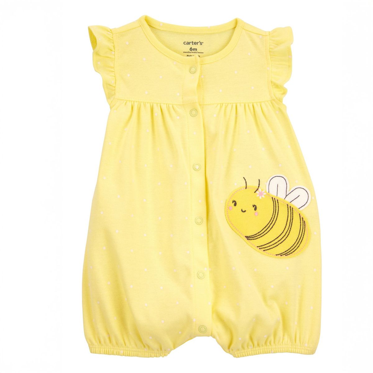 CARTER'S - Enterito Aplicación Algodón Bebé Niña Carter's