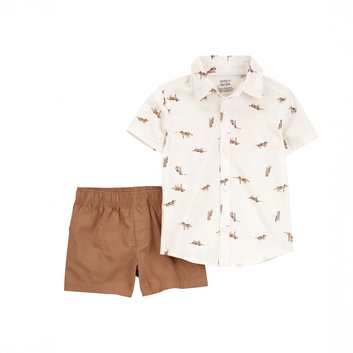 CARTER'S - Conjunto 2 Piezas Camisa y Short Niño Carter's